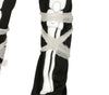 GP87732 – Skelett Ninja Halloween Kostüm Kinder – Größe: 128/134 – Farbe: Weiß