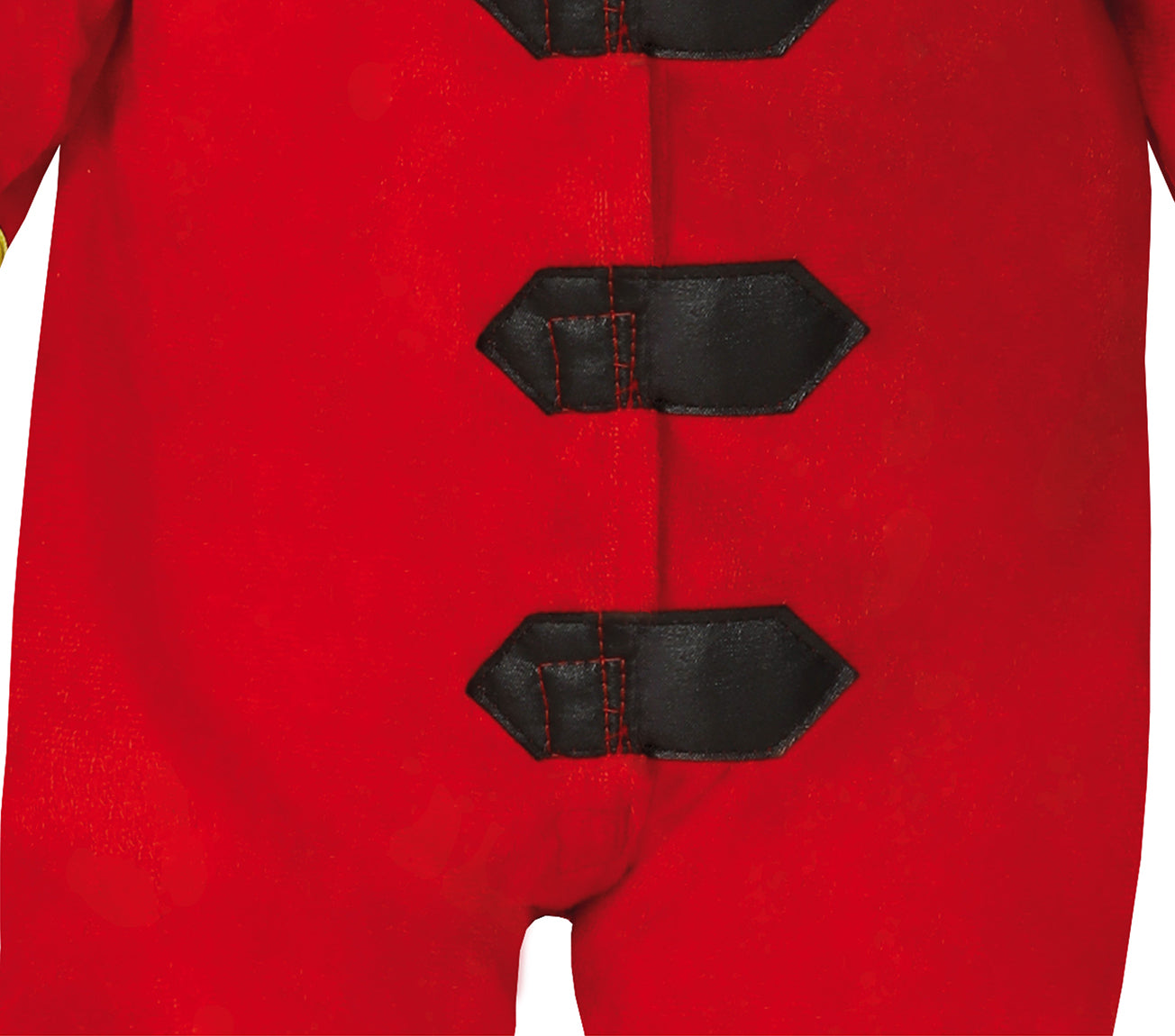 GP87805 – Feuerwehrkostüm Karneval Rot Schwarz Helm – Größe: 86/92 – Farbe: Rot