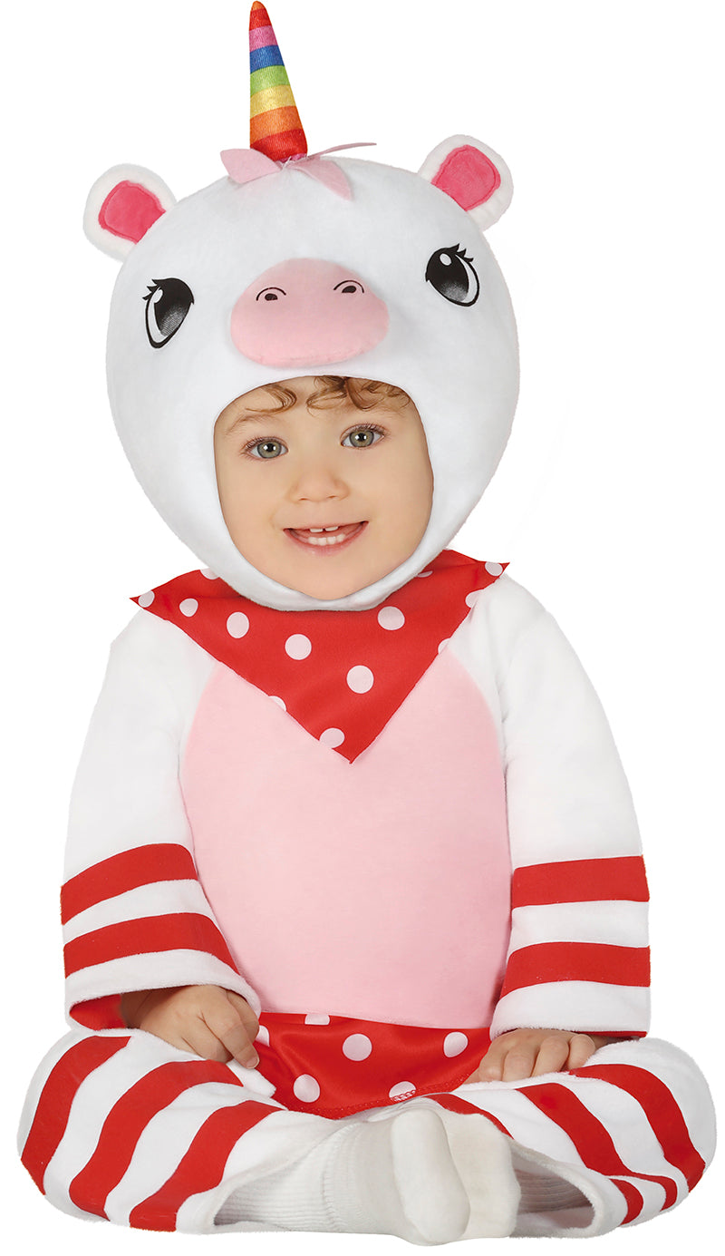 GP87815 – Einhorn Karneval Baby Regenbogen – Größe: 86/92 – Farbe: Pink
