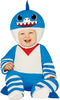 GP87819 – Meerestiere Karneval Outfit Hai – Größe: 86/92 – Farbe: Blau