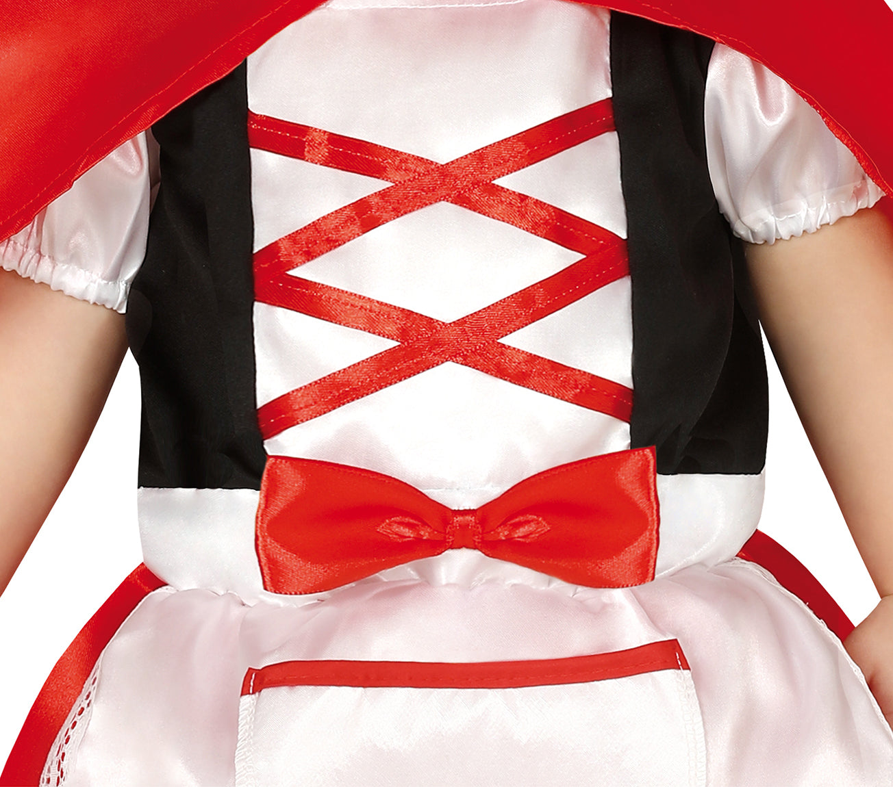 GP87837 – Märchen Kleid Mit Kapuze – Größe: 74/80 – Farbe: Rot