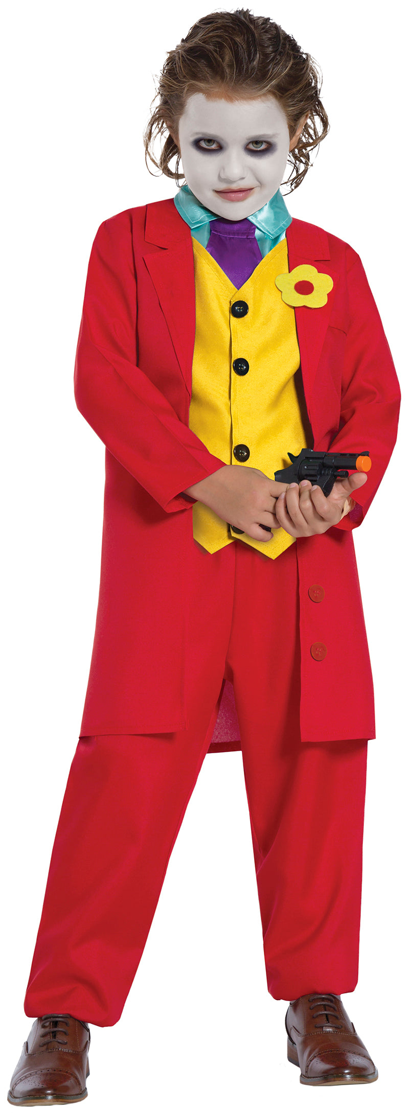 GP87855 – Mr Smile Halloween Kostüm – Größe: 110/116 – Farbe: Rot