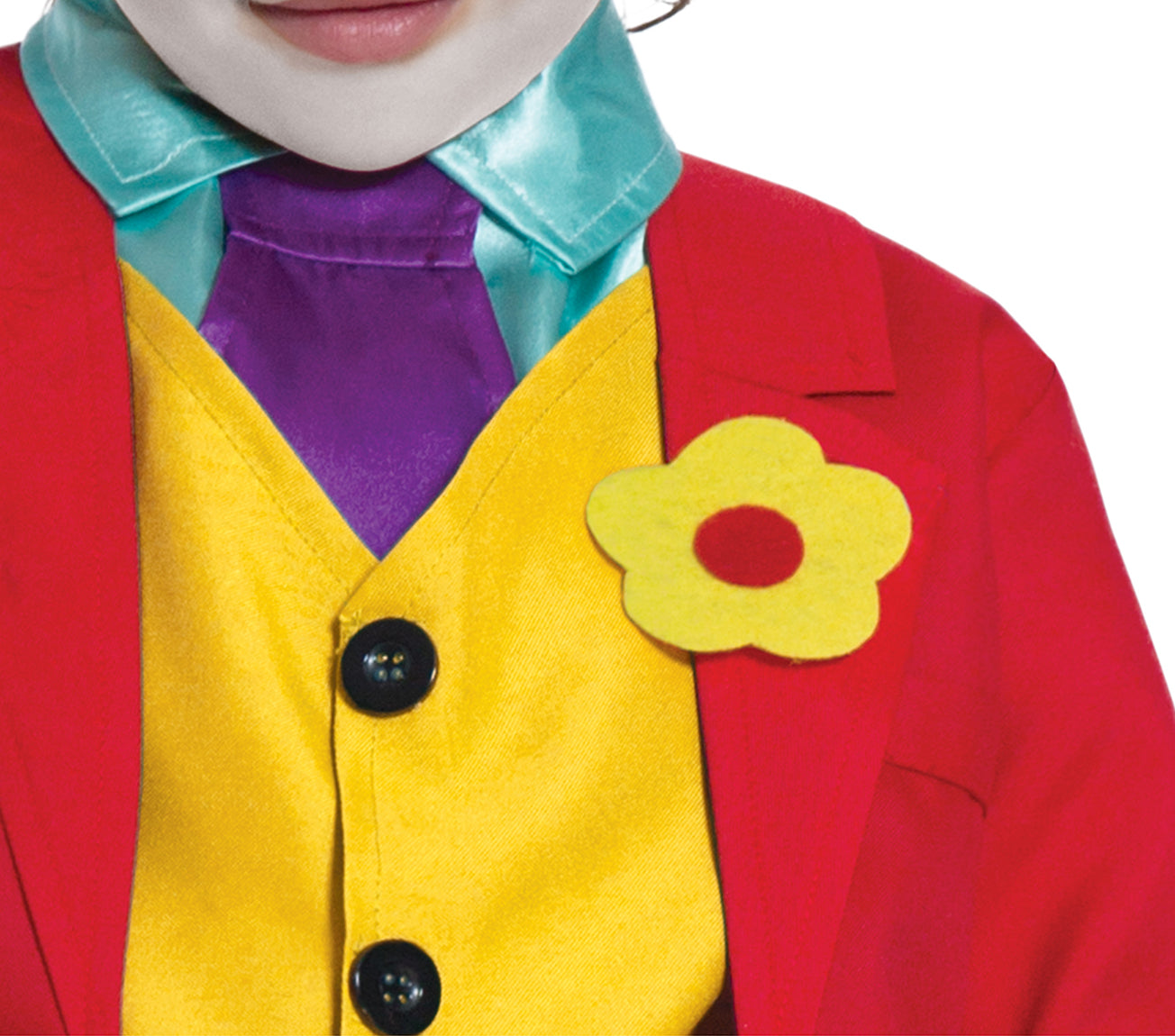 GP87855 – Mr Smile Halloween Kostüm – Größe: 110/116 – Farbe: Rot