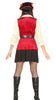 GP88188 – Piratenkapitän Faschingsoutfit Schädel – Größe: 44 - 46 (XL) – Farbe: Rot