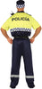 GP88190 – Polizei Uniform Karneval Kostüm Cap – Größe: 46 - 48 (S) – Farbe: Gelb