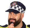 GP88190 – Polizei Uniform Karneval Kostüm Cap – Größe: 54 - 56 (XL) – Farbe: Gelb