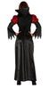 GP88052 – Vampir Halloween Gräfin Kostüm – Größe: 42 - 44 (L) – Farbe: Rot