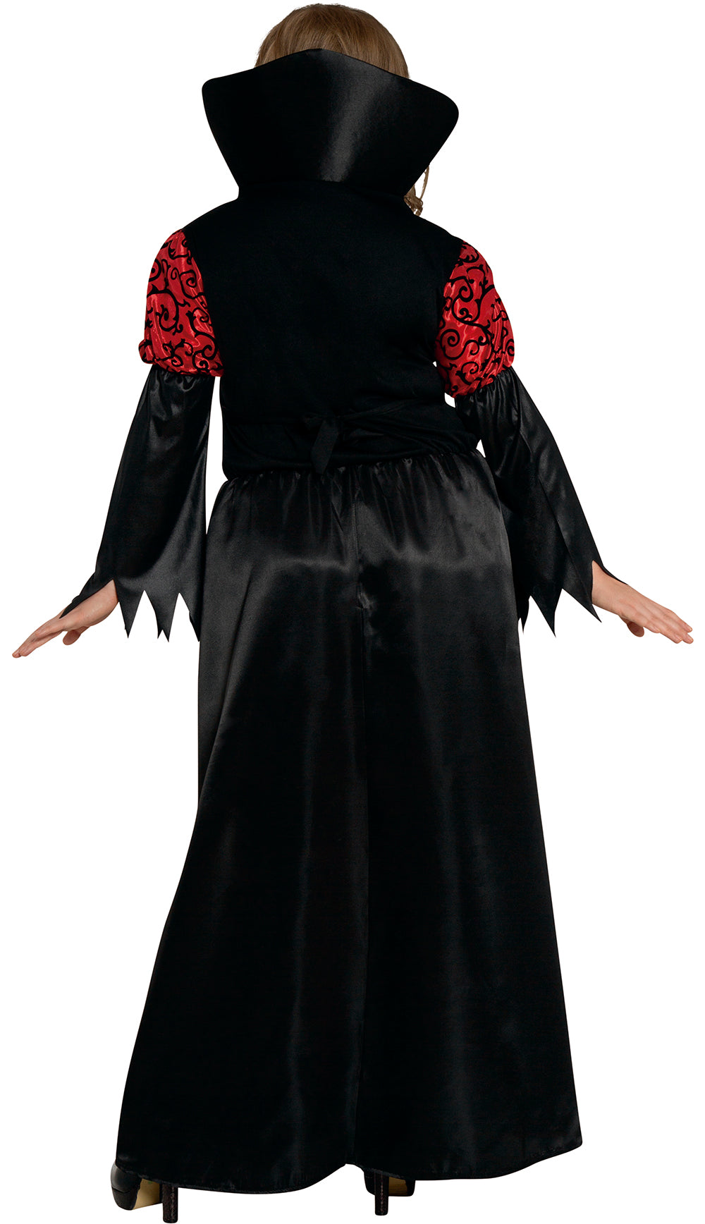 GP88052 – Vampir Halloween Gräfin Kostüm – Größe: 44 - 46 (XL) – Farbe: Rot