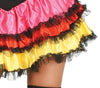 GP88067 – Halloween Fiesta Mexiko Kostüm Bunter Totenkopf – Größe: 38 - 40 (M) – Farbe: Schwarz