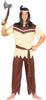 GP88229 – Indischer Krieger Kostüm Karneval – Größe: 54 - 56 (XL), 46 - 48 (S) – Farbe: Beige