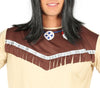 GP88229 – Indischer Krieger Kostüm Karneval – Größe: 54 - 56 (XL), 46 - 48 (S) – Farbe: Beige