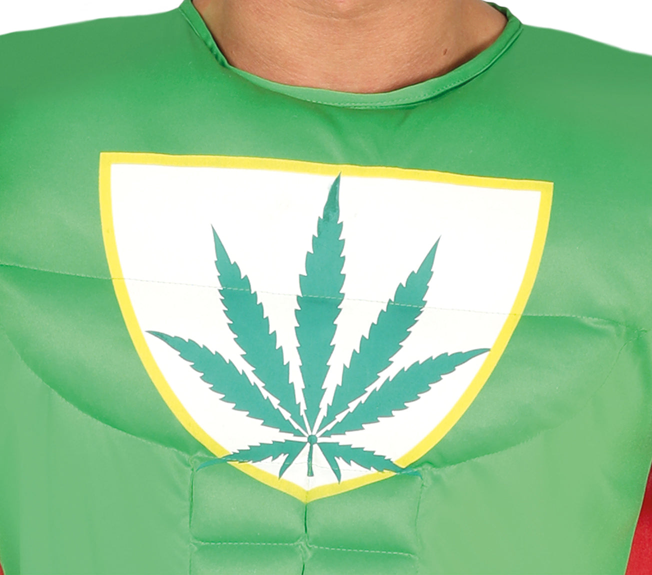 GP88275 – Superhelden Abenteuerfigur Rastafarian – Größe: 46 - 48 (S) – Farbe: Grün
