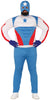 GP88280 – Superheld Maske Abenteuerfigur Kostüm – Größe: 54 - 56 (XL) – Farbe: Blau