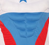 GP88280 – Superheld Maske Abenteuerfigur Kostüm – Größe: 54 - 56 (XL) – Farbe: Blau