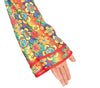GP88289 – Hippie Flower Power Kleid 60s – Größe: 36 - 38 (S) – Farbe: Braun