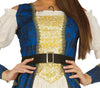 GP84621 – Pirat Kleidung Kostüm Karneval – Größe: 36 - 38 (S) – Farbe: Blau