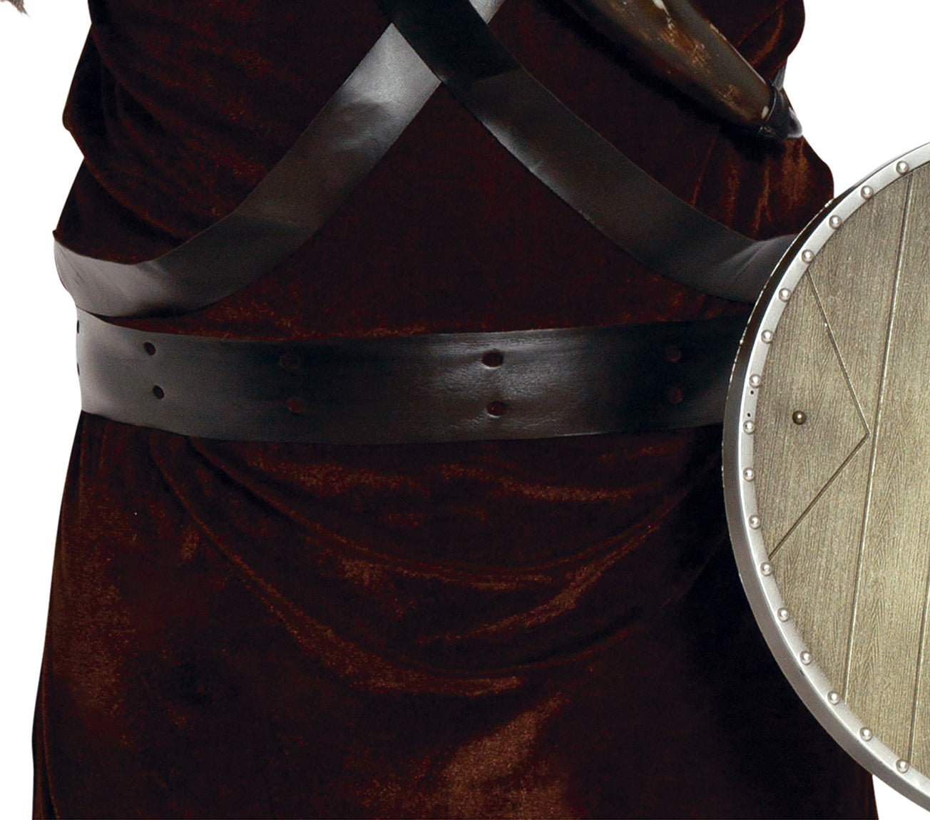GP80415 – Wikinger Krieger Kostümhelm Hörner – Größe: 54 - 56 (XL) – Farbe: Braun