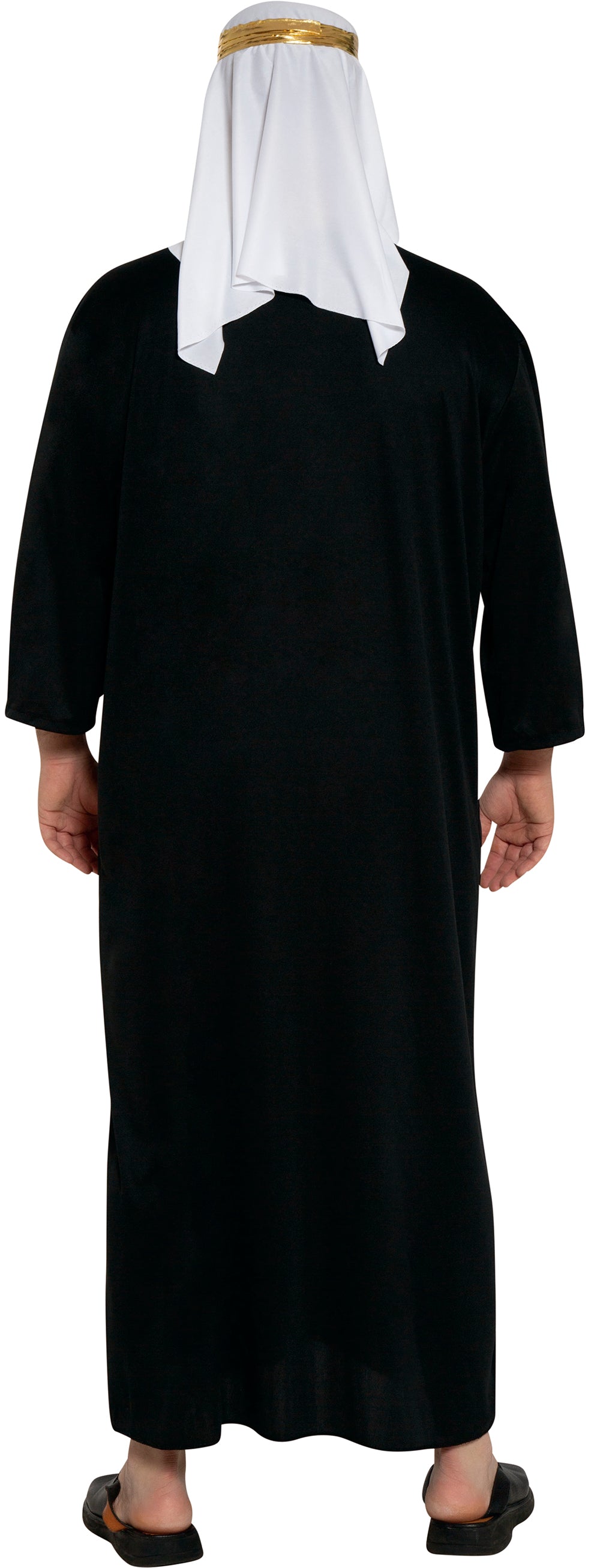 GP80830 – Wüstenprinz Karneval Kostüm Sheik – Größe: 54 - 56 (XL) – Farbe: Schwarz