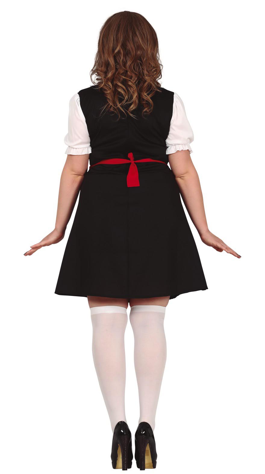 GP84619 – Oktoberfest Tracht Dirndl Klassisch – Größe: 44 - 46 (XL) – Farbe: Schwarz