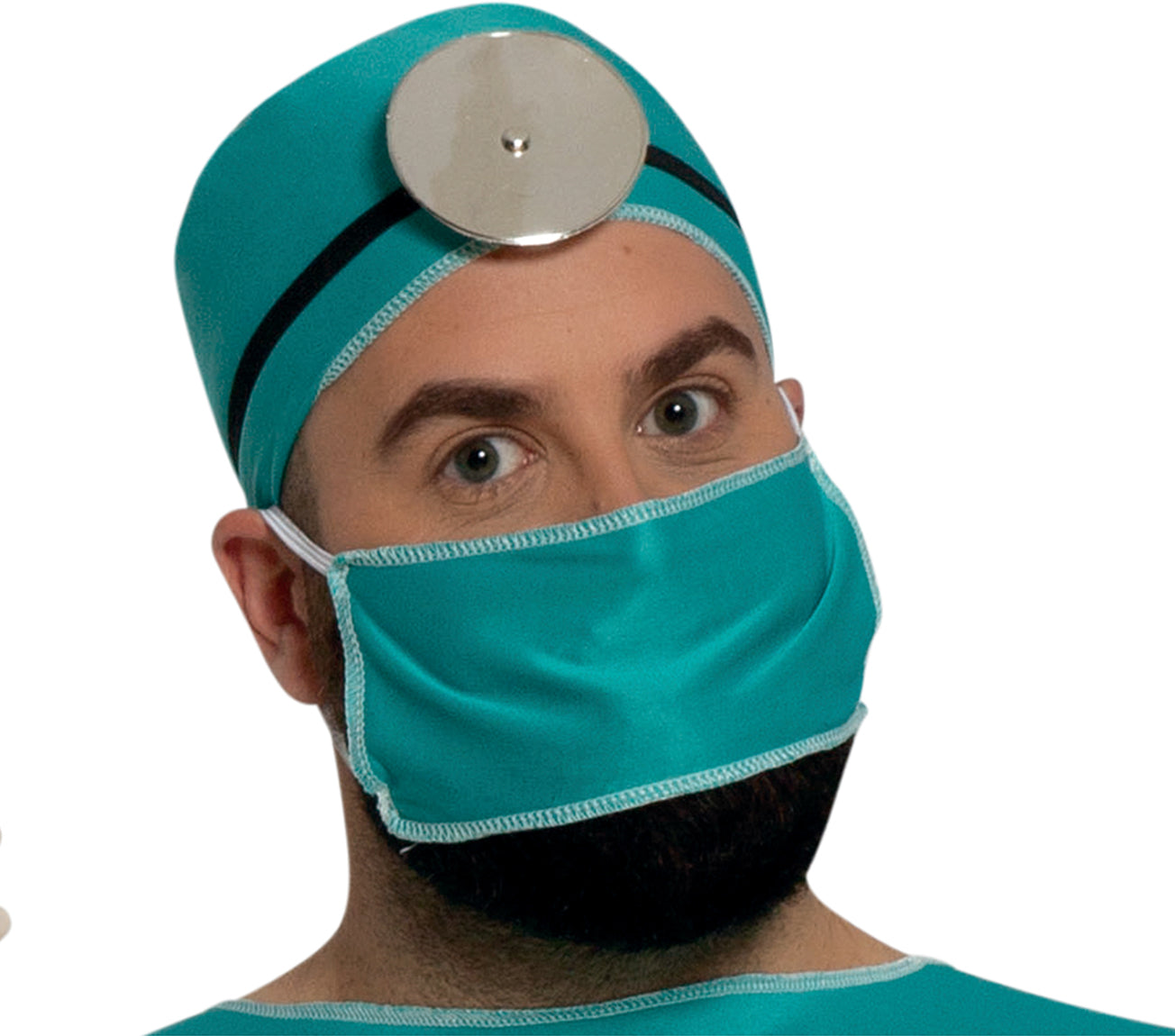 GP80223 – Arzt Kostüm Chirurg Karneval Outfit – Größe: 54 - 56 (XL) – Farbe: Blau