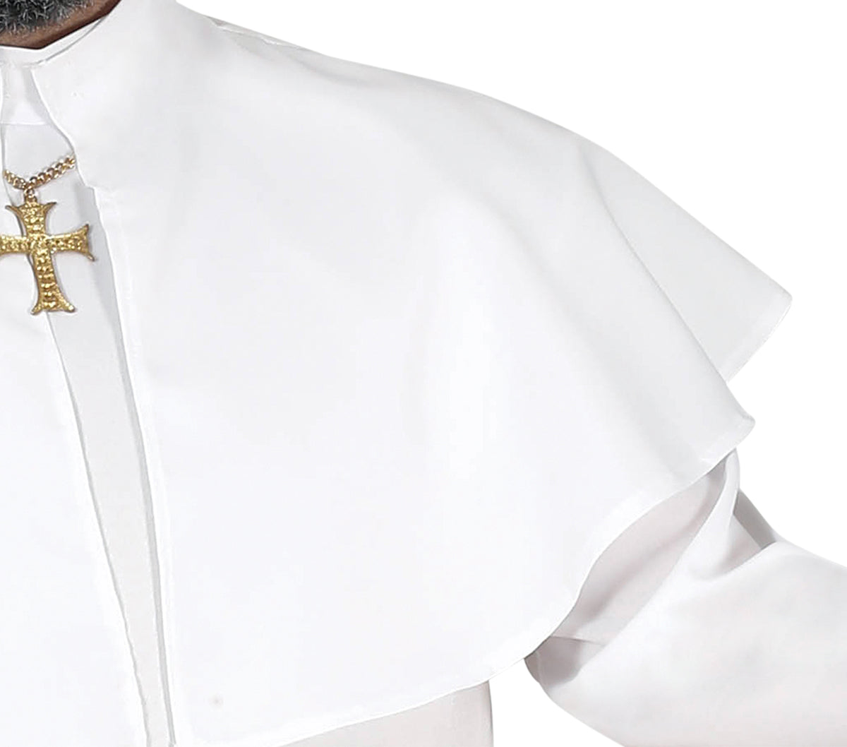 GP80418 – Religiöse Festtagsgewänder Priesterkostüm – Größe: 54 - 56 (XL) – Farbe: Weiß