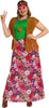 GP80862 – Hippie Kostüm Karneval 60s Mode – Größe: 44 - 46 (XL) – Farbe: Braun