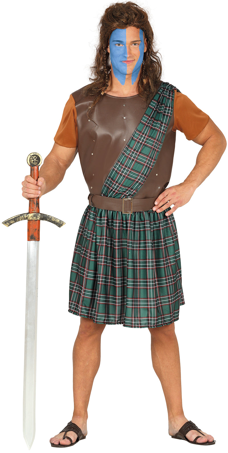 Schotten Kostüm für Herren mit Kilt