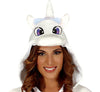 GP88178 – Einhorn Kigurumi Karneval Kostüm – Größe: 42 - 44 (L) – Farbe: Blau