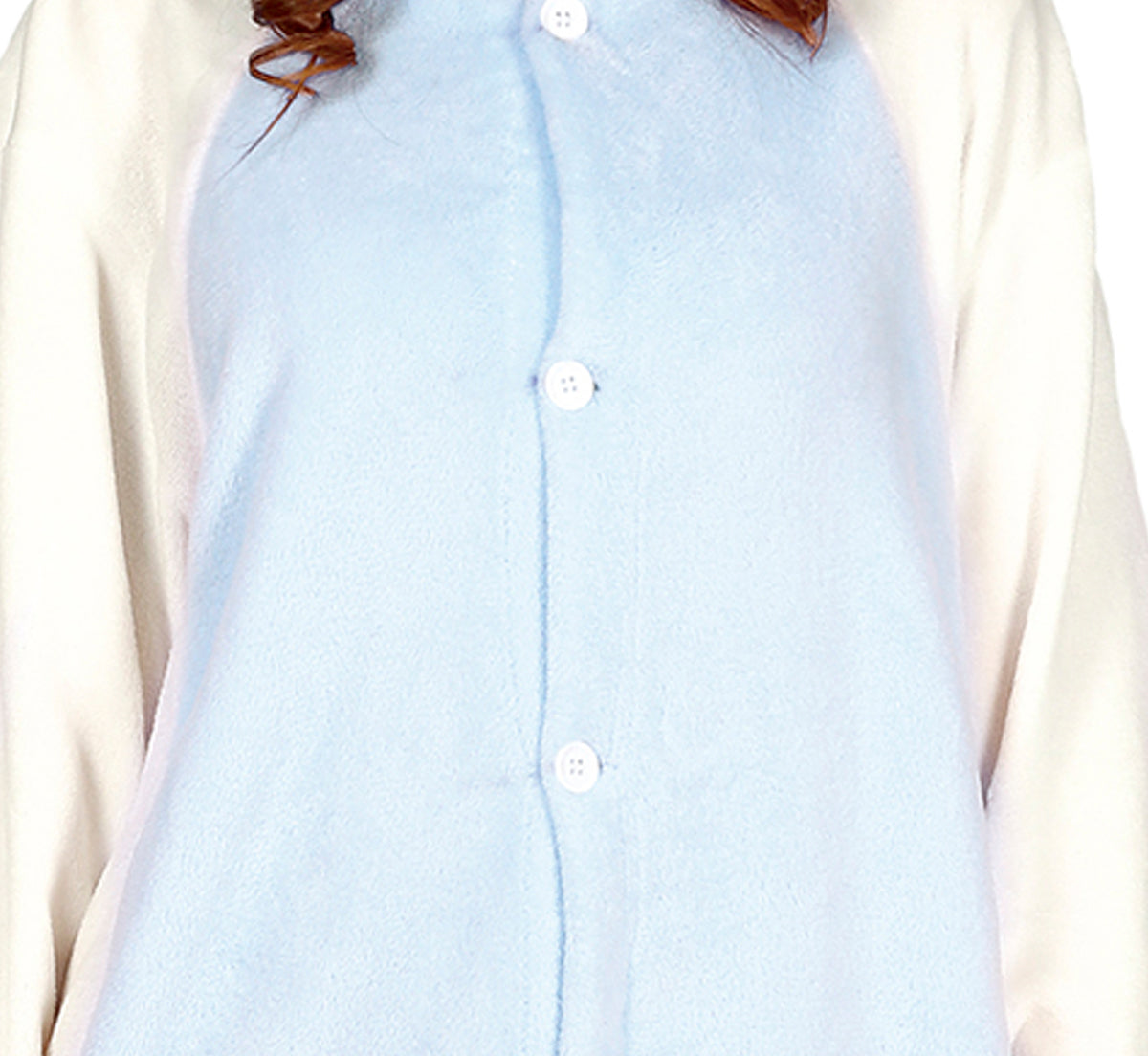 GP88178 – Einhorn Kigurumi Karneval Kostüm – Größe: 42 - 44 (L) – Farbe: Blau