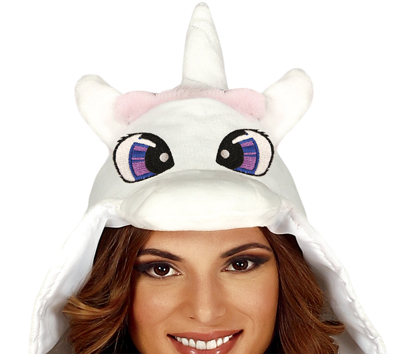 GP88179 – Einhörner Kigurumi Karneval Pyjama – Größe: 42 - 44 (L) – Farbe: Weiß