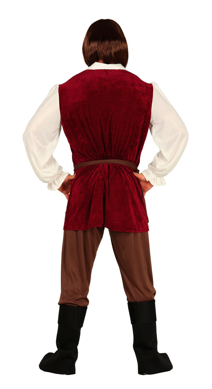 GP88199 – Mittelalterlicher Schankwirt Kostüm Karneval – Größe: 52 - 54 (L) – Farbe: Braun