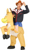 GP88208 – Cowboy Inflatable Kostüm Wilde Western Karneval – Größe: 52 - 54 (L) – Farbe: Braun