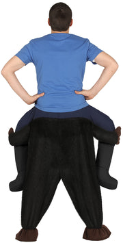 Gorilla Huckepack Kostüm für Erwachsene, Bild 2