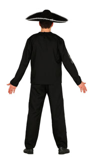 Mariachi Kostüm für Herren schwarz, Bild 3