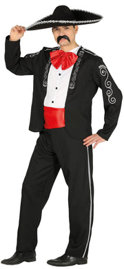 Mariachi Kostüm für Herren schwarz, Bild 6
