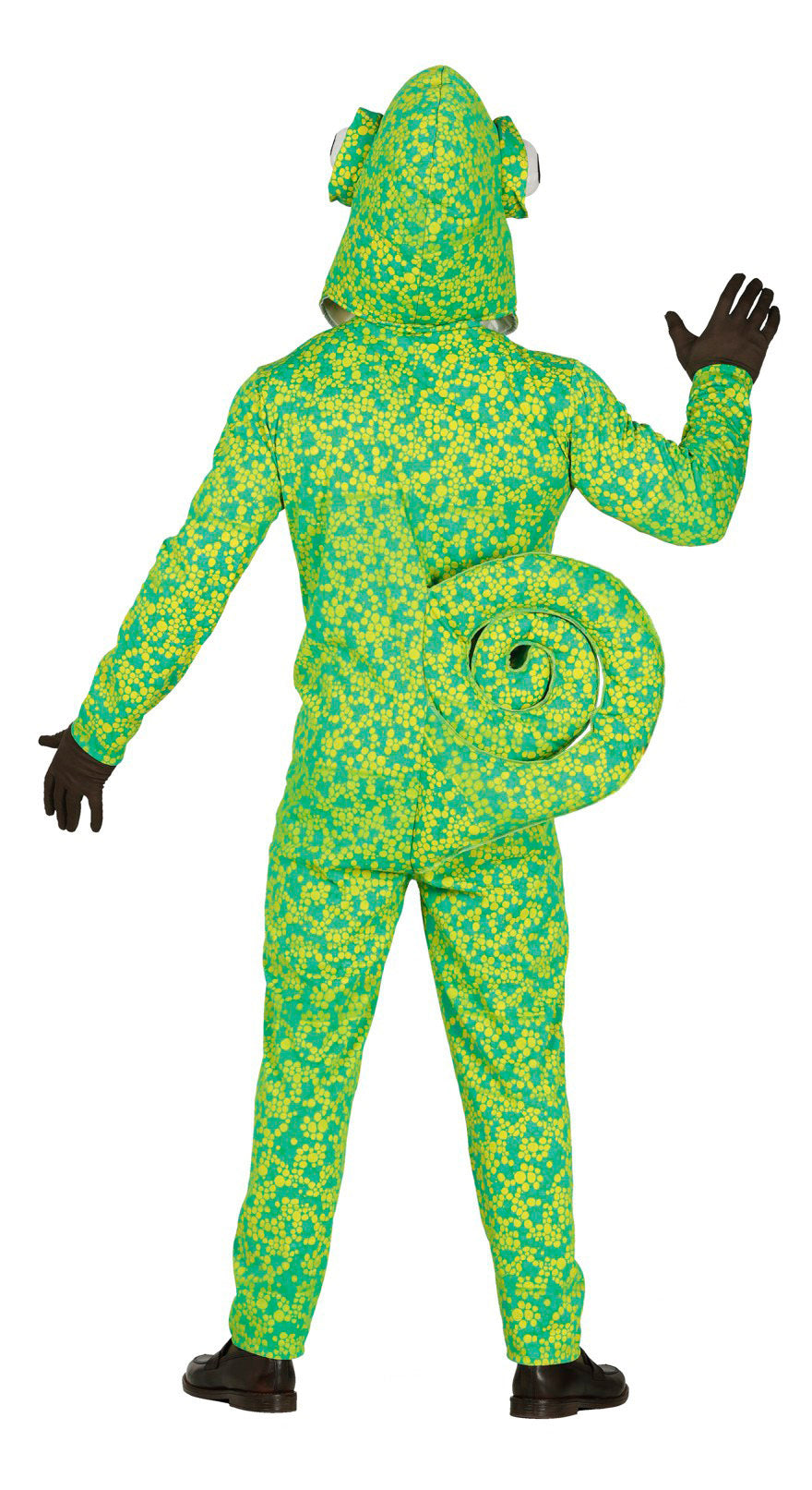 GP88268 – Tierisches Chamäleon Karneval Kostüm – Größe: 48 - 50 (M) – Farbe: Grün, Ansicht 2