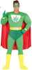 GP88275 – Superhelden Abenteuerfigur Rastafarian – Größe: 48 - 50 (M) – Farbe: Grün