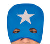 GP88280 – Superheld Maske Abenteuerfigur Kostüm – Größe: 48 - 50 (M) – Farbe: Blau