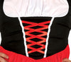 GP88285 – Märchenwolf Kostüm Karneval Fantasiewelt – Größe: 52 - 54 (L) – Farbe: Rot
