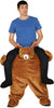 GP88286 – Tier Abenteuer Kostüm Spass Bär Huckepack – Größe: 52 - 54 (L) – Farbe: Blau