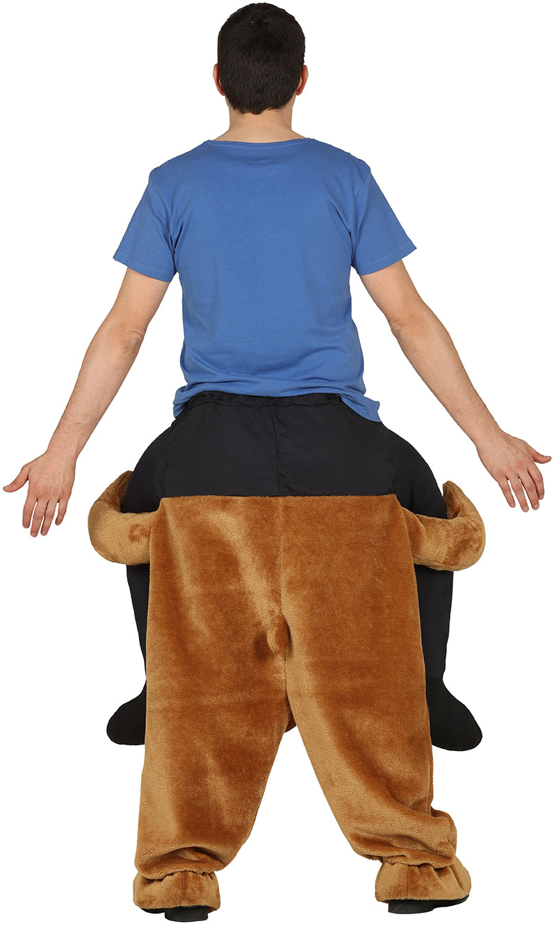 GP88286 – Tier Abenteuer Kostüm Spass Bär Huckepack – Größe: 52 - 54 (L) – Farbe: Blau