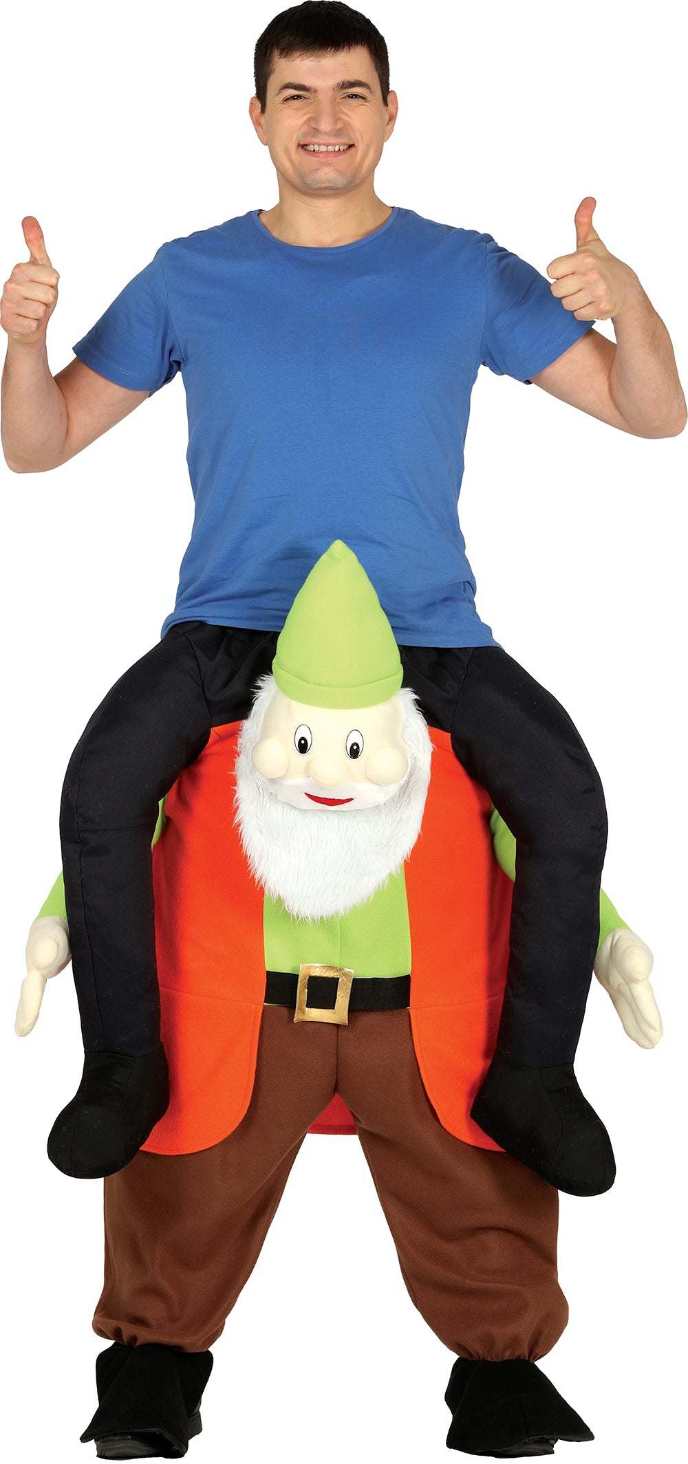 GP88297 – Zwerg Huckepack Karneval Faschingskostüm – Größe: 52 - 54 (L) – Farbe: Mehrfarbig