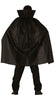 GP88314 – Vampir Halloween Kleid Mantel Rote Weste – Größe: 48 - 50 (M) – Farbe: Grau