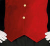 GP88314 – Vampir Halloween Kleid Mantel Rote Weste – Größe: 52 - 54 (L) – Farbe: Grau
