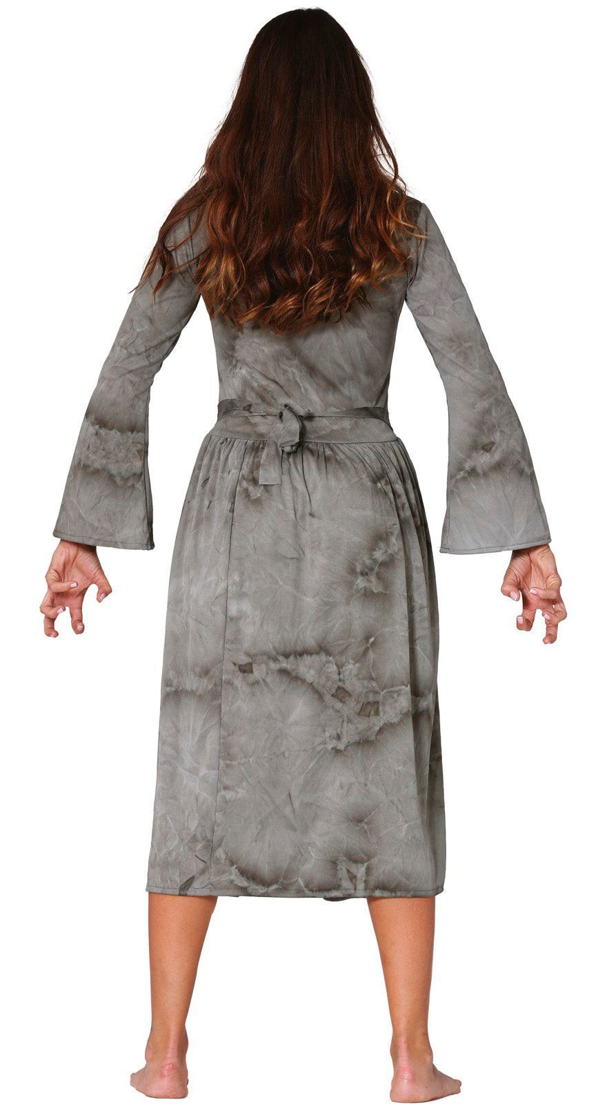 GP88320 – Halloween Geisterkleid Langärmeliges Gespenstisches – Größe: 42 - 44 (L) – Farbe: Grau