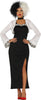 GP88327 – Halloween Schurkin Retro Eleganz – Größe: 36 - 38 (S) – Farbe: Schwarz