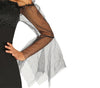 GP88333 – Hexe Halloween Kostüm Mystisches Kleid – Größe: 38 - 40 (M) – Farbe: Schwarz