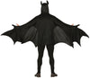 GP88334 – Halloween Fledermaus Umhang Dunkel – Größe: 52 - 54 (L) – Farbe: Schwarz