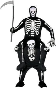 Skelett Huckepack Kostüm Halloween, Bild 1