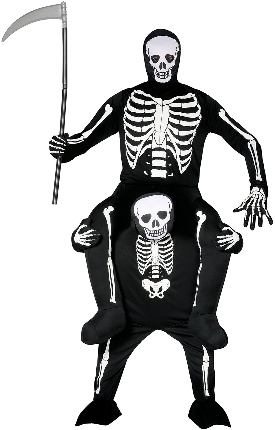Skelett Huckepack Kostüm Halloween